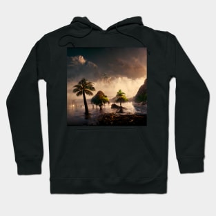 Tropical island #1 Hoodie